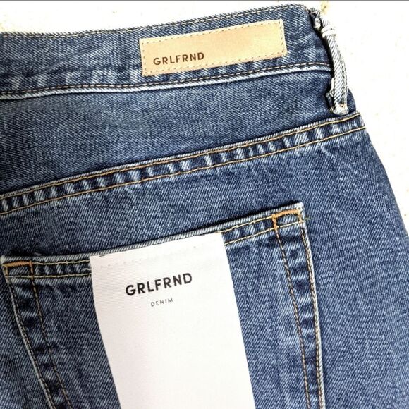 NWT GRLFRND Helena High Waist Straight Jeans 32 - Picture 8 of 9